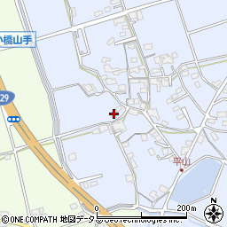 岡山県総社市宿1411-1周辺の地図