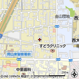 岡山県岡山市東区西大寺中野153周辺の地図