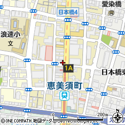 きりん寺 大阪総本店周辺の地図