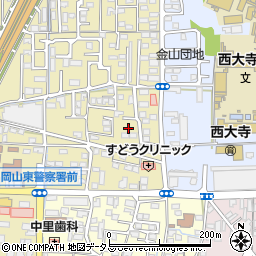岡山県岡山市東区西大寺中野143周辺の地図
