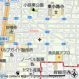 株式会社タカラ紙工所　生野工場周辺の地図