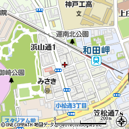 神戸発條工業周辺の地図