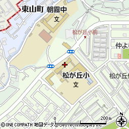 明石市立松が丘小学校周辺の地図