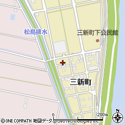 静岡県浜松市中央区三新町715周辺の地図