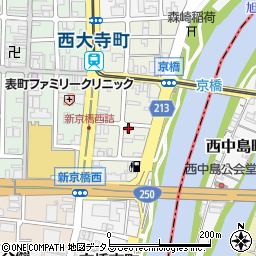 岡山京橋郵便局周辺の地図