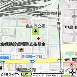 岡山民商会館周辺の地図