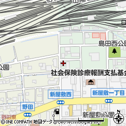 宇治産業西島田倉庫周辺の地図