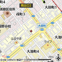 都屋　太田町店周辺の地図