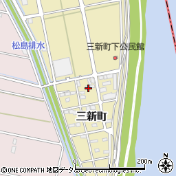 静岡県浜松市中央区三新町710周辺の地図