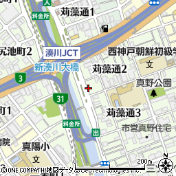 寿司松風周辺の地図