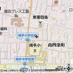 ＪＡグリーン大阪縄手周辺の地図