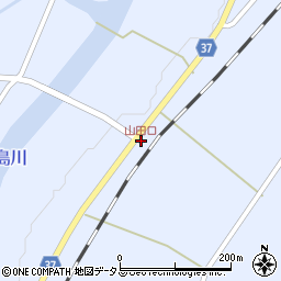 山田口周辺の地図