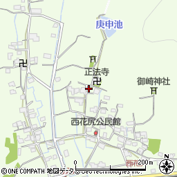 岡山県岡山市北区西花尻245周辺の地図