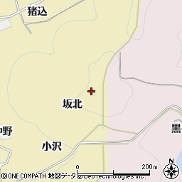 愛知県田原市宇津江町坂北周辺の地図
