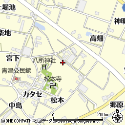 愛知県田原市神戸町カタセ1周辺の地図