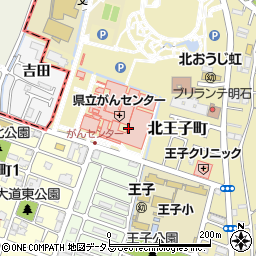 兵庫県立がんセンター周辺の地図