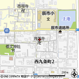 奈良県奈良市西九条町184-1周辺の地図