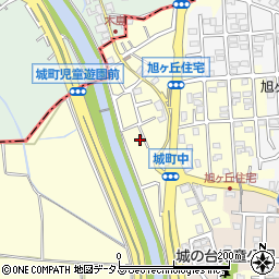 奈良県大和郡山市城町1637-8周辺の地図