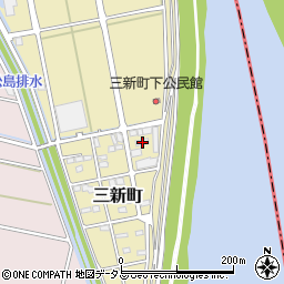 静岡県浜松市中央区三新町701周辺の地図
