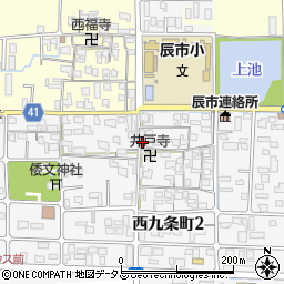 奈良県奈良市西九条町184周辺の地図