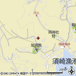 静岡県下田市須崎周辺の地図