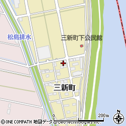 静岡県浜松市中央区三新町711周辺の地図