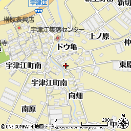 愛知県田原市宇津江町向畑68周辺の地図