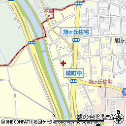 奈良県大和郡山市城町1637-16周辺の地図