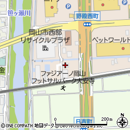 岡山市環境事業課指導対策係周辺の地図