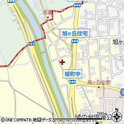 奈良県大和郡山市城町1637-17周辺の地図