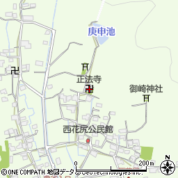 岡山県岡山市北区西花尻261周辺の地図