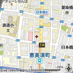 ジャルダンカーサー大阪日本橋店周辺の地図