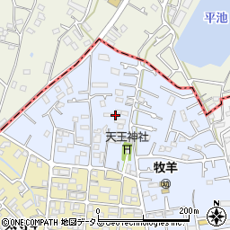 兵庫県明石市太寺天王町周辺の地図