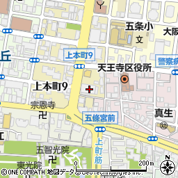 近畿タクシー本社ビル周辺の地図