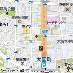 敷津松之宮周辺の地図