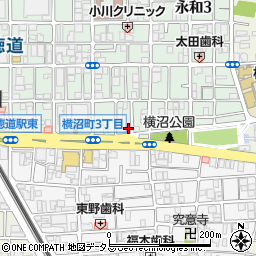 吉井英勝事務所周辺の地図