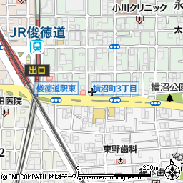 金剛堂東大阪店周辺の地図