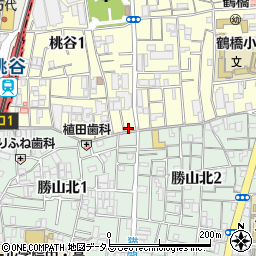まいどマサラマート大阪周辺の地図
