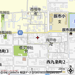 奈良県奈良市西九条町238周辺の地図