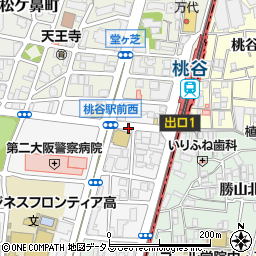 JR桃谷駅前周辺の地図
