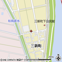 静岡県浜松市中央区三新町610周辺の地図