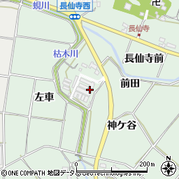 愛知県田原市六連町神ケ谷周辺の地図