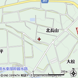 愛知県田原市六連町北長山周辺の地図