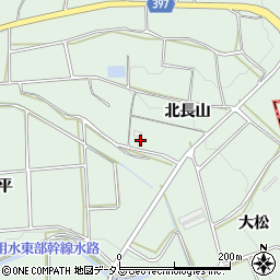 愛知県田原市六連町（北長山）周辺の地図