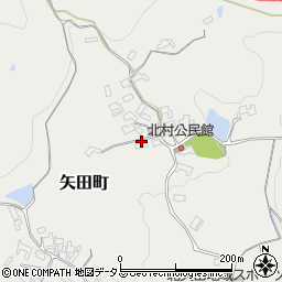奈良県大和郡山市矢田町1713周辺の地図