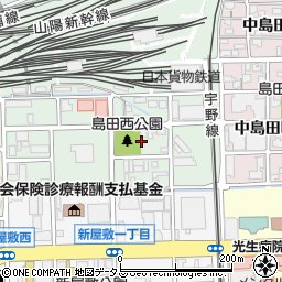 岡山県岡山市北区西島田町5周辺の地図