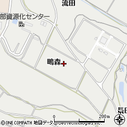 愛知県田原市相川町鴫森周辺の地図