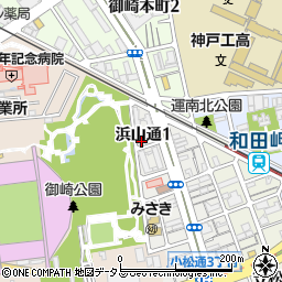 和田岬地域福祉センター周辺の地図