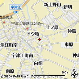 愛知県田原市宇津江町向畑65周辺の地図
