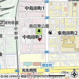 岡山県岡山市北区中島田町2丁目3周辺の地図